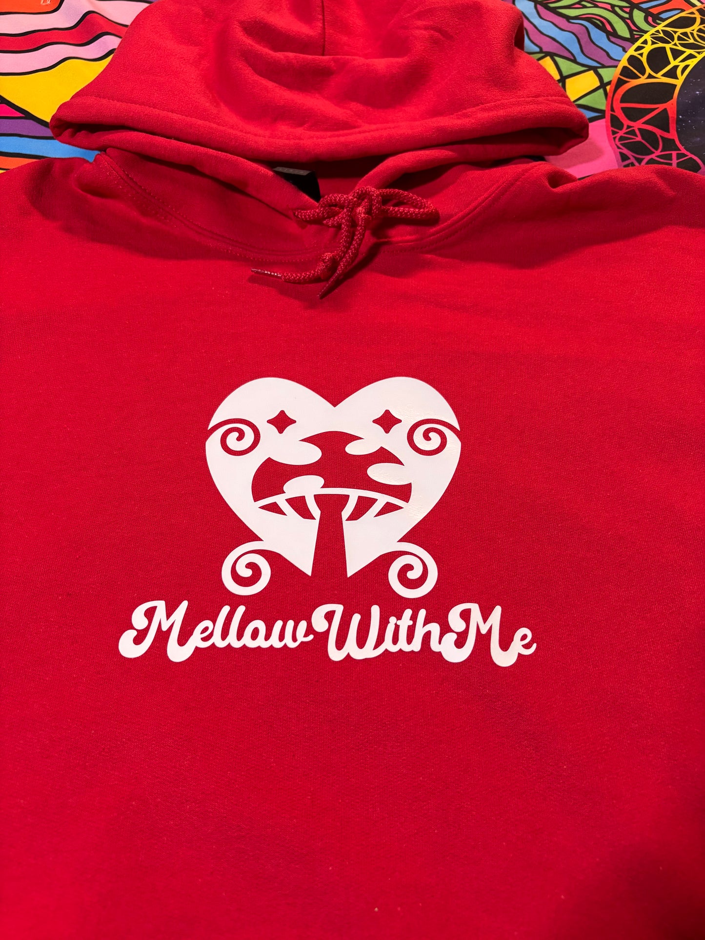 Mushroom Love MellowWithMe Hoodie