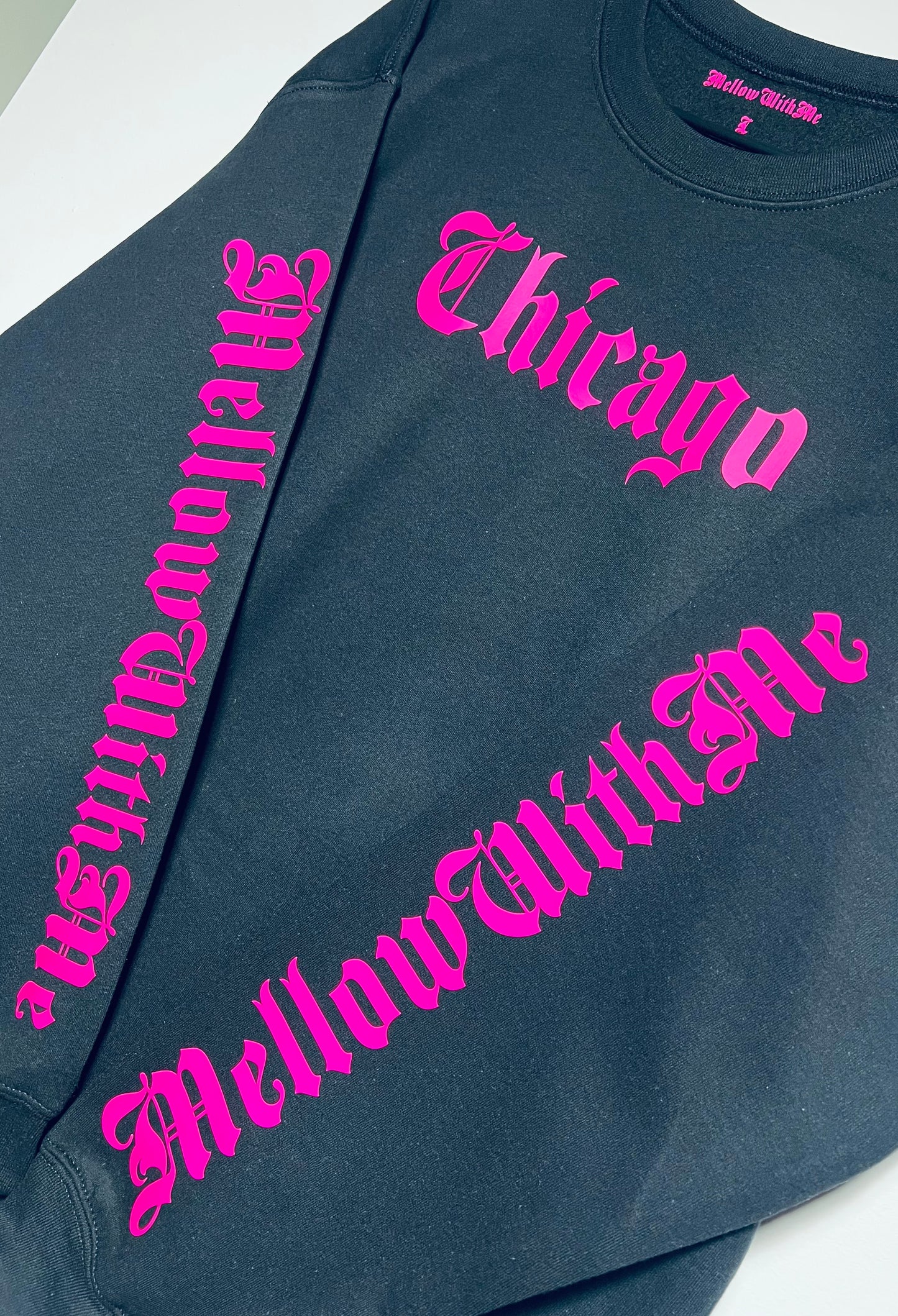 Chicago MellowWithMe Pink CreckNeck 👽 Glow In the Dark!