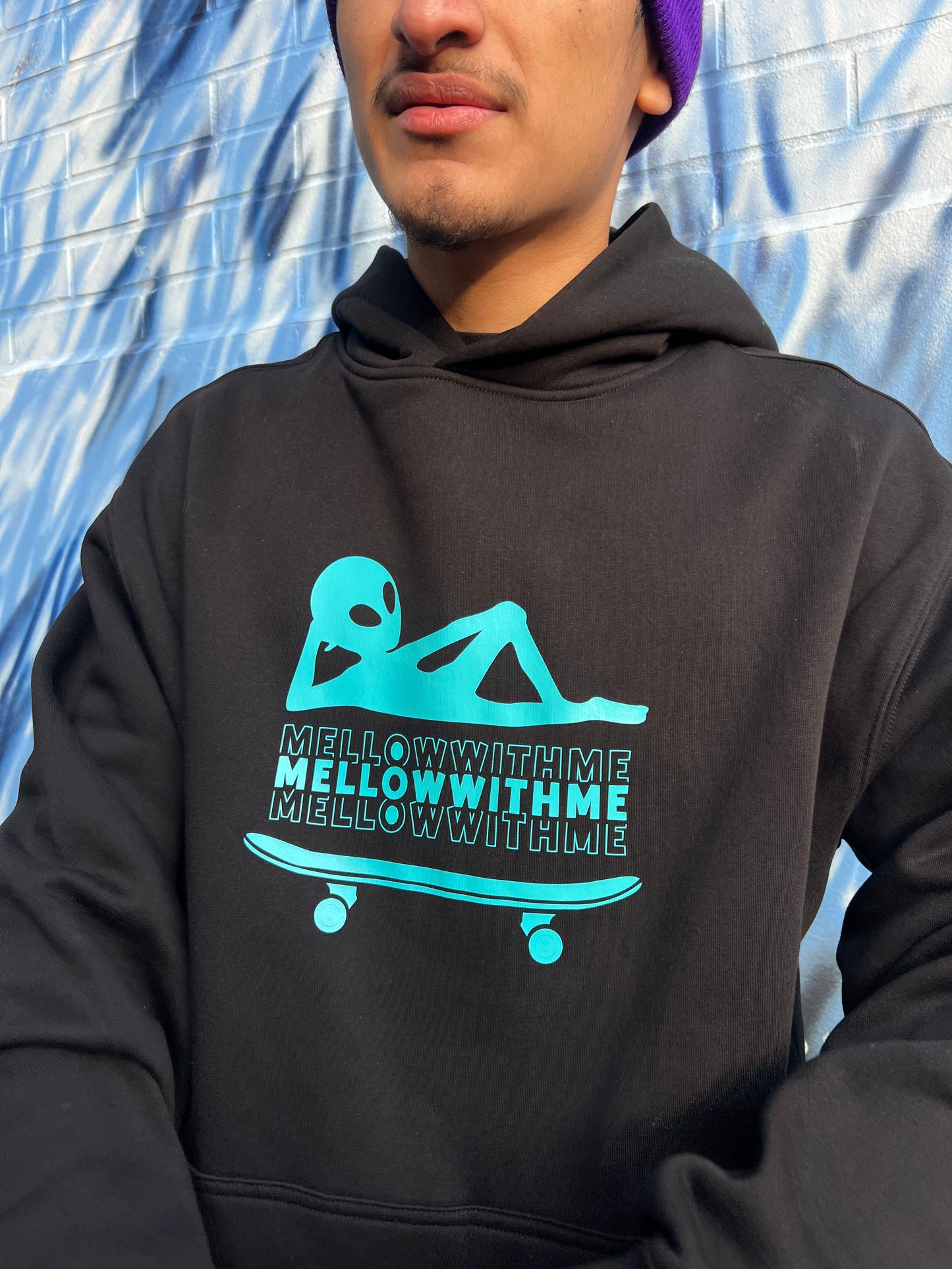 Layback Mellow Blue hoodie