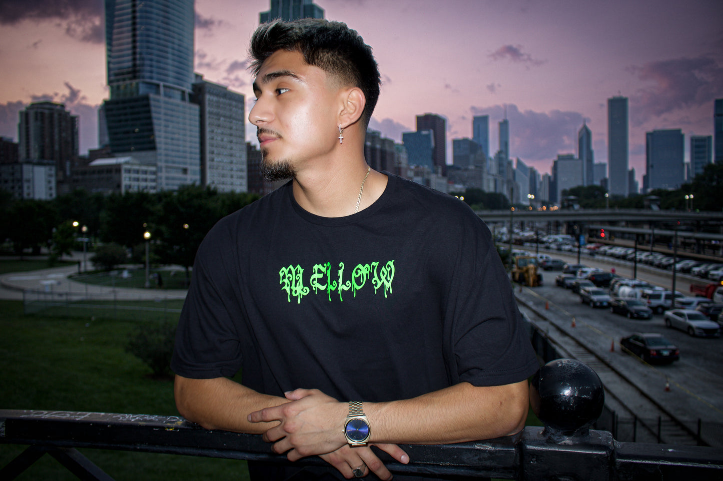 Glow in Dark Mellow Drip T
