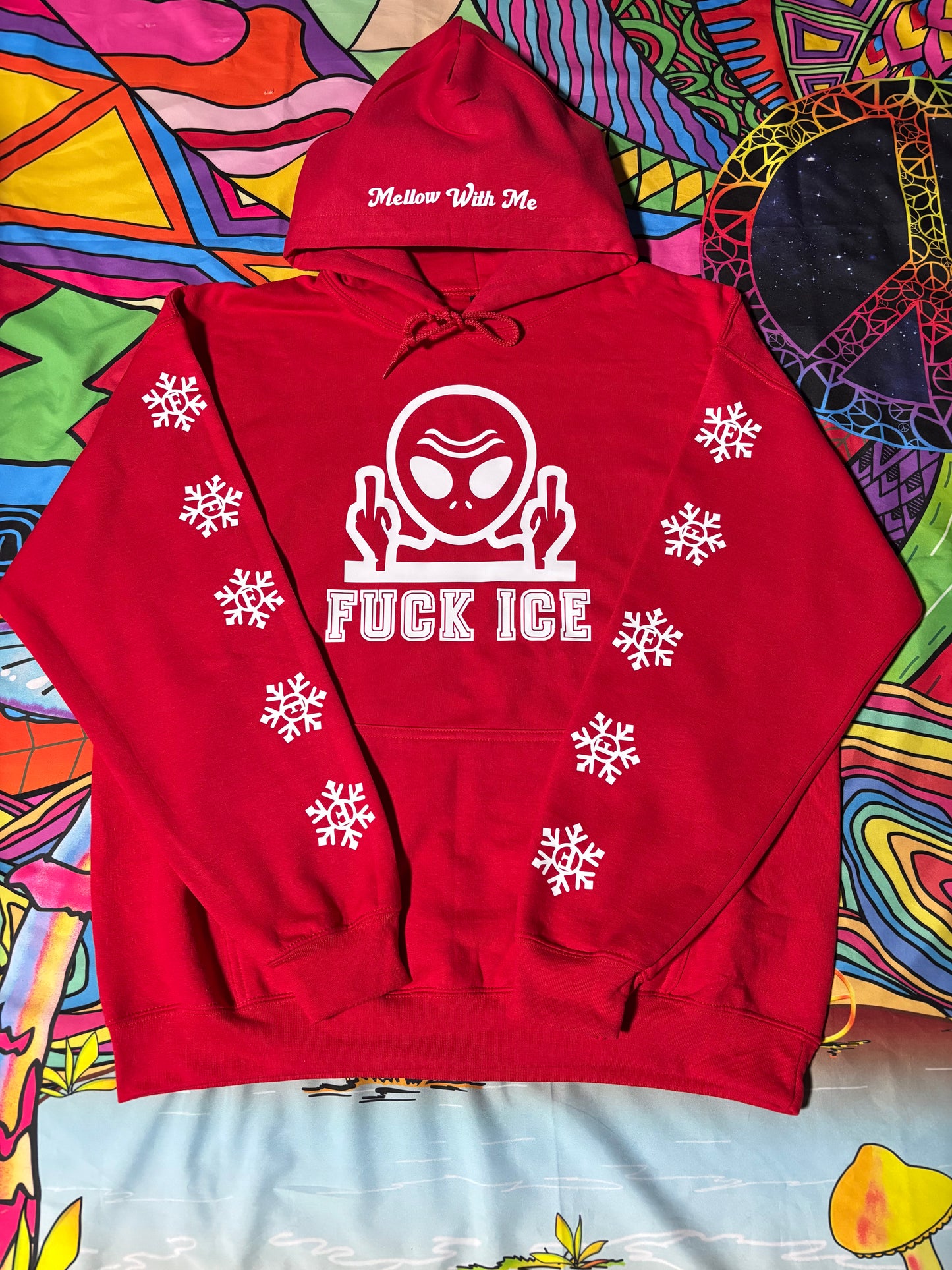 A “F*ck Ice” MellowWithMe Hoodie