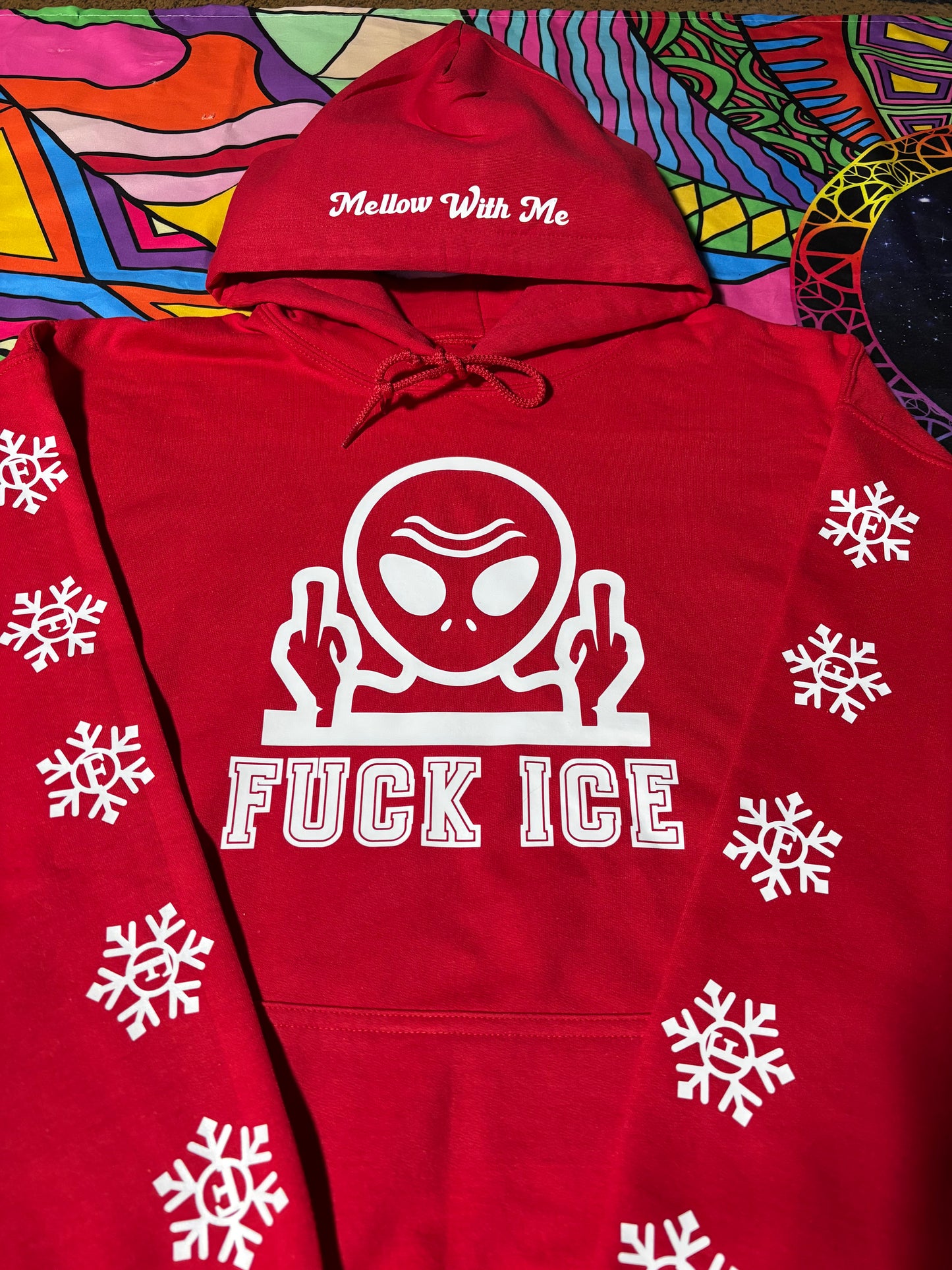 A “F*ck Ice” MellowWithMe Hoodie