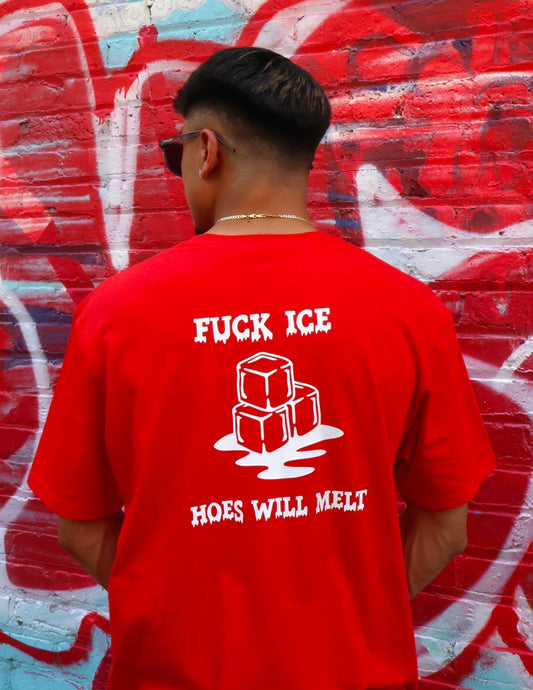 F*ck Ice 🧊 Red T-shirt