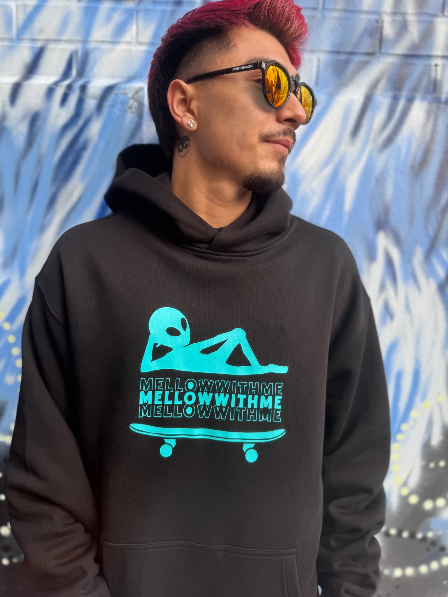 Layback Mellow Blue hoodie