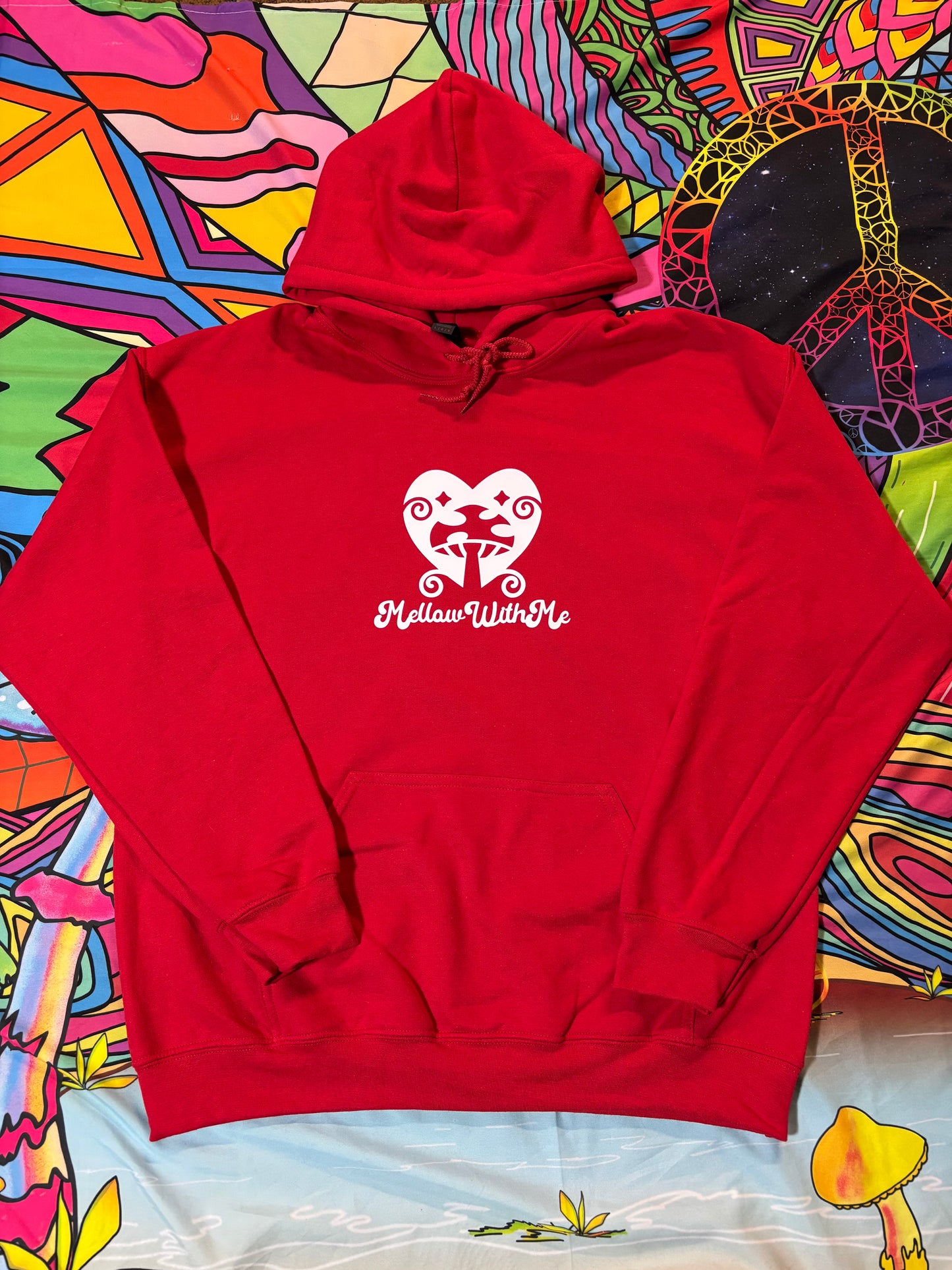 Mushroom Love MellowWithMe Hoodie