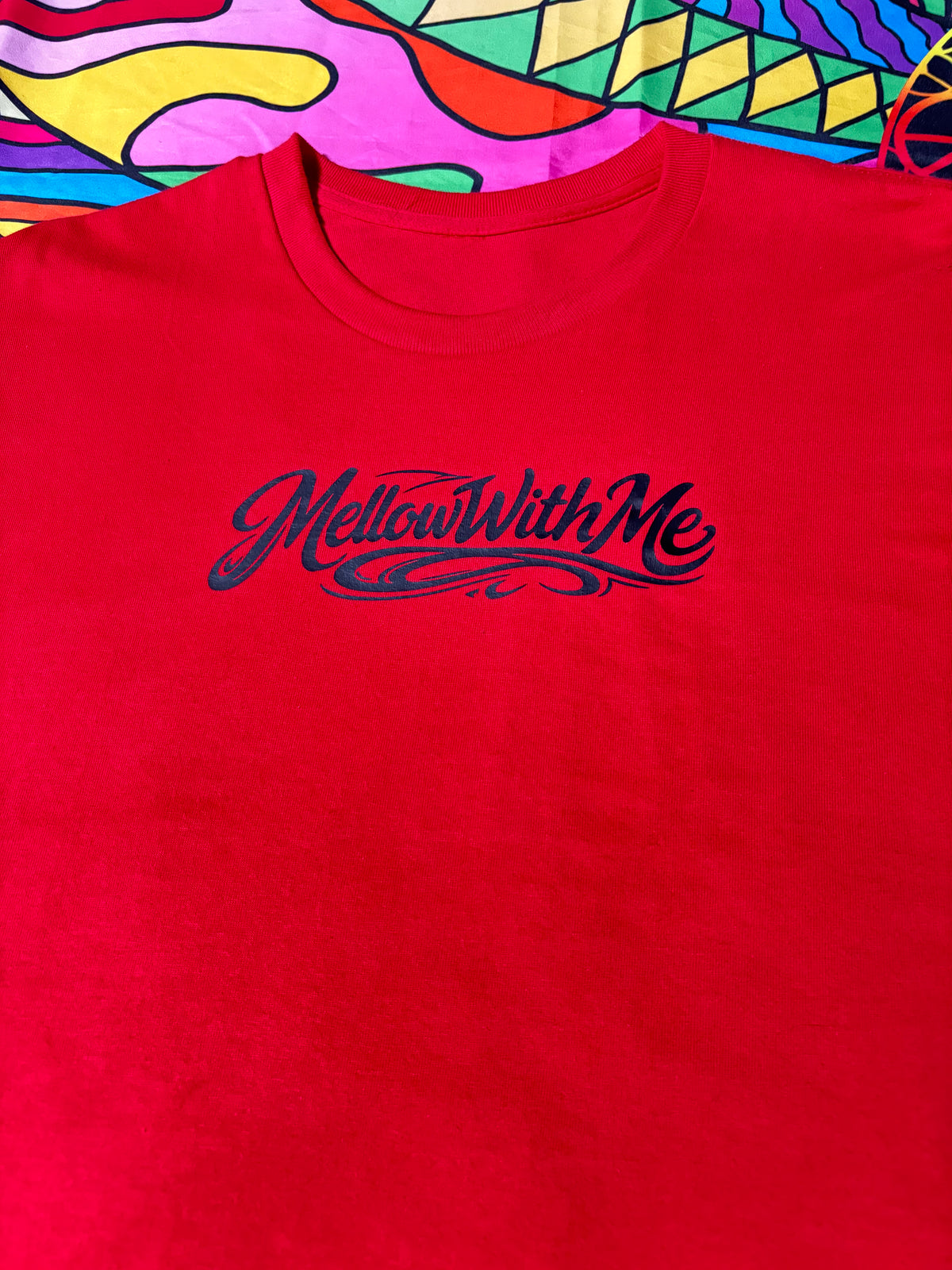 A “Mellow Motion” T Red