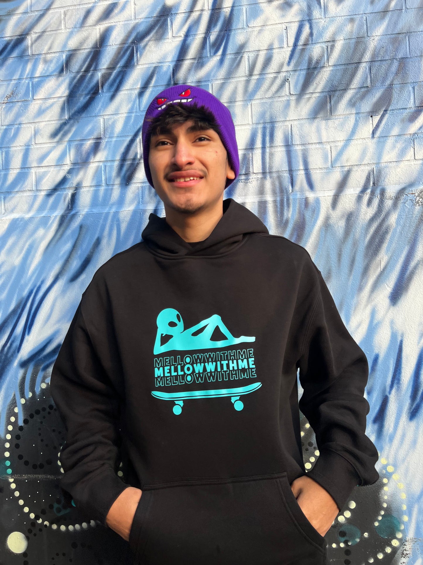 Layback Mellow Blue hoodie