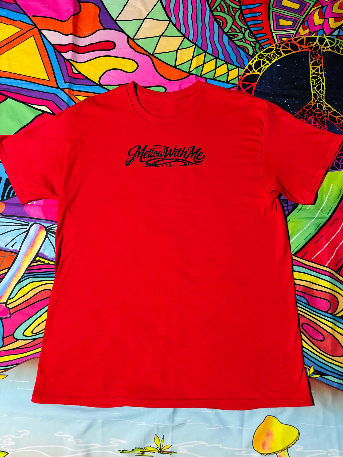 A “Mellow Motion” T Red