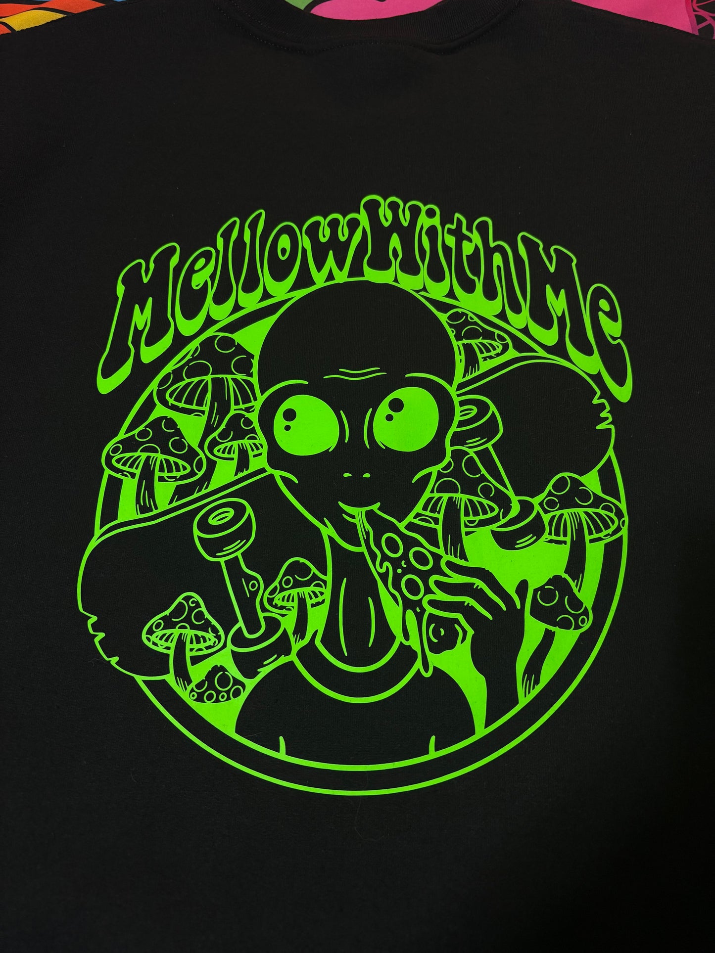 Crew Neck “MellowWithMe” Glow In the Dark