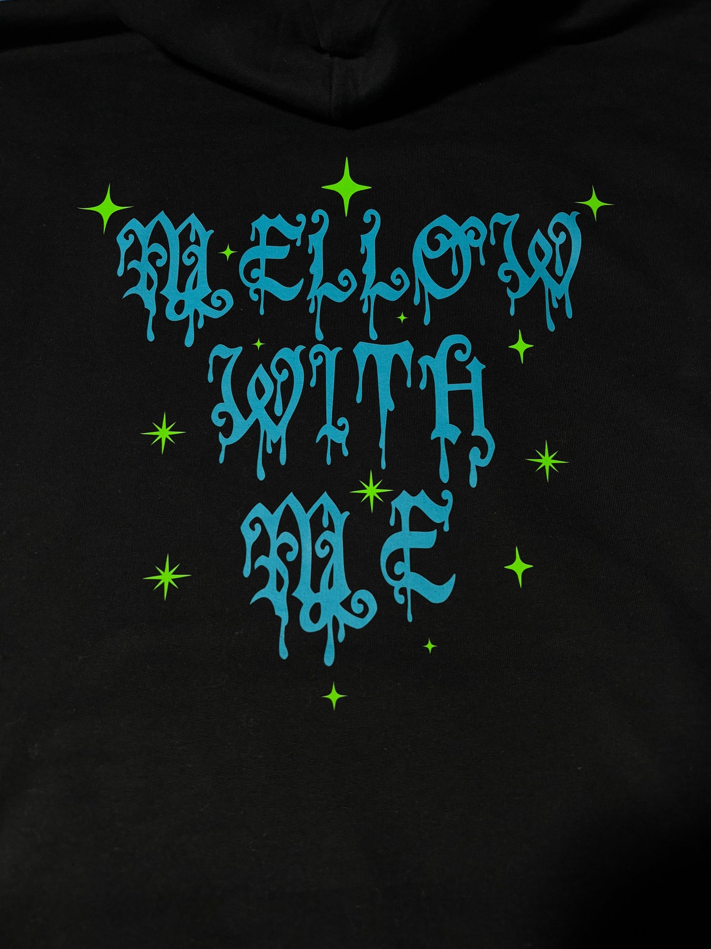 A “Astral Mellow” Glow in the Dark Hoodie